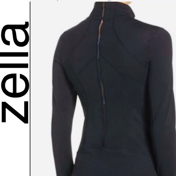 NEW!! ZELLA Black Presence Zip Up Jacket. NWT. SZ:M(8-10). NOW:$40. MRSP: $89. - Picture 4 of 9